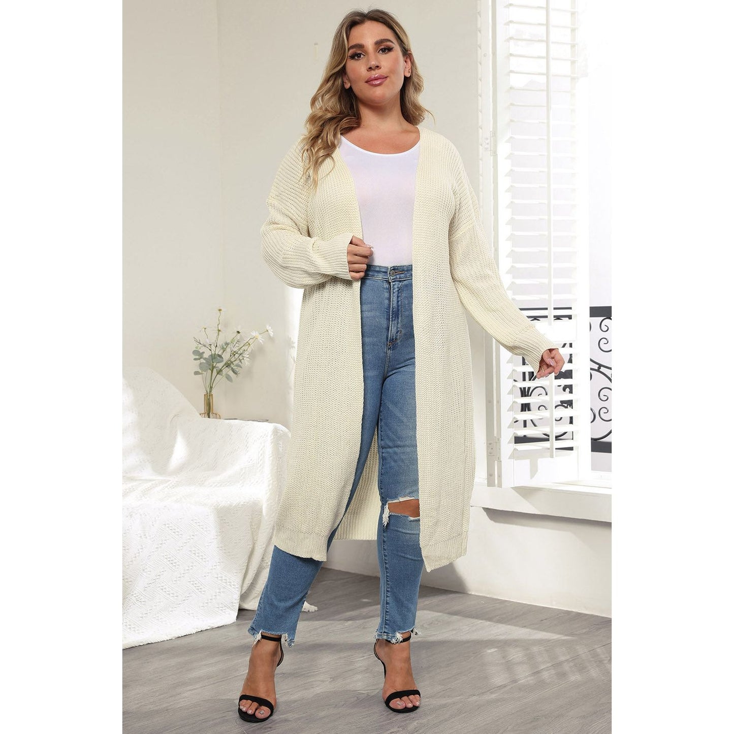 Long Sleeve Pocketed Cardigan