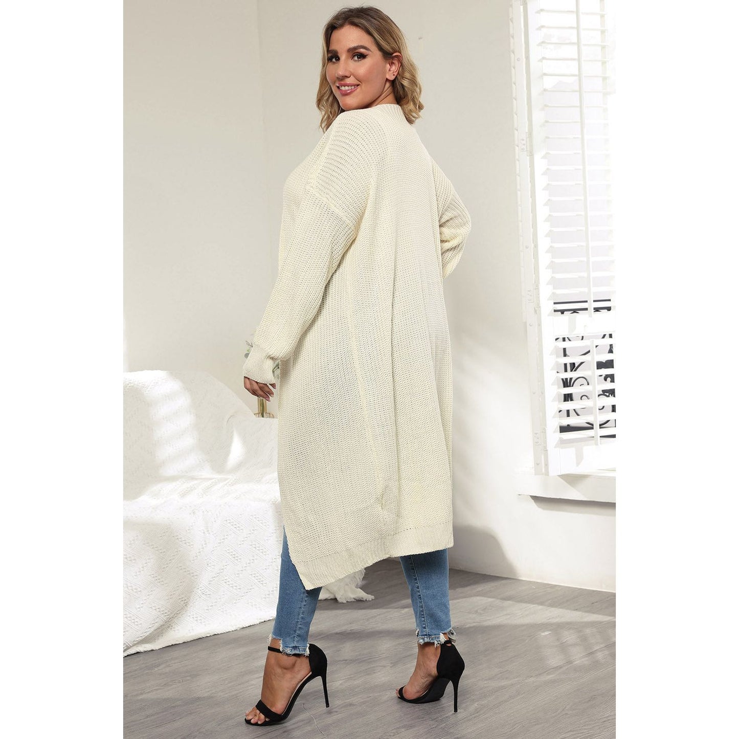 Long Sleeve Pocketed Cardigan