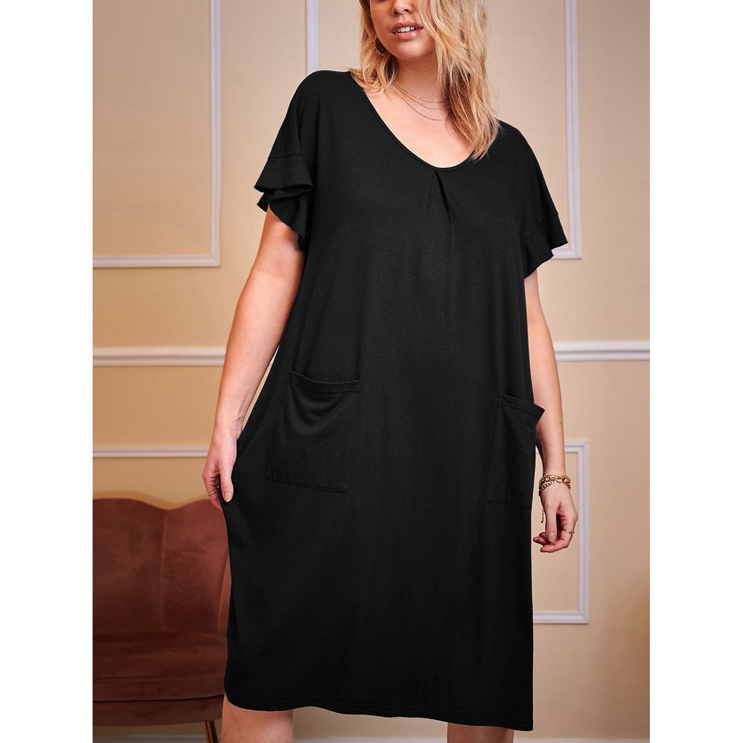 Round Neck Lounge Dress