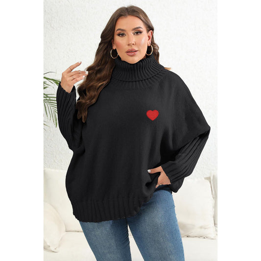 Turtle Heart Neck Sweater