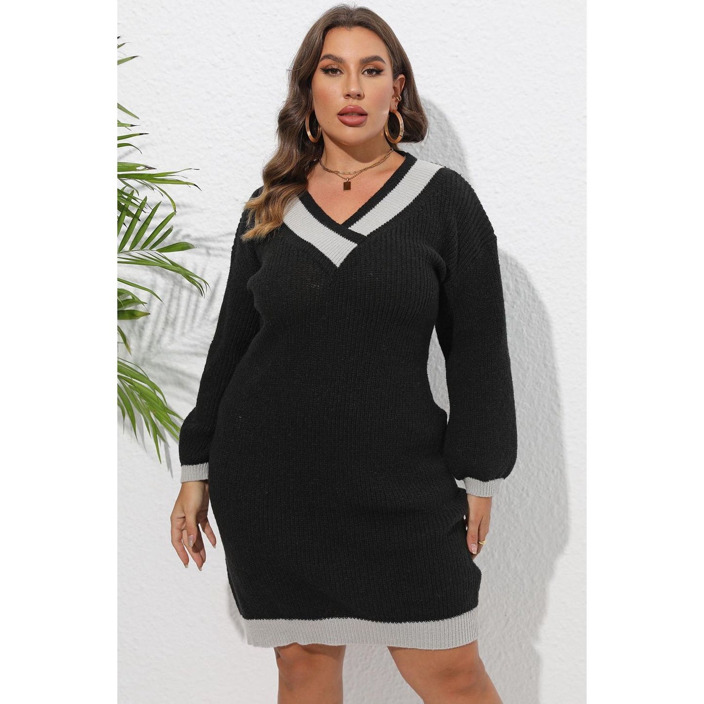 Long Sleeve Sweater Dress