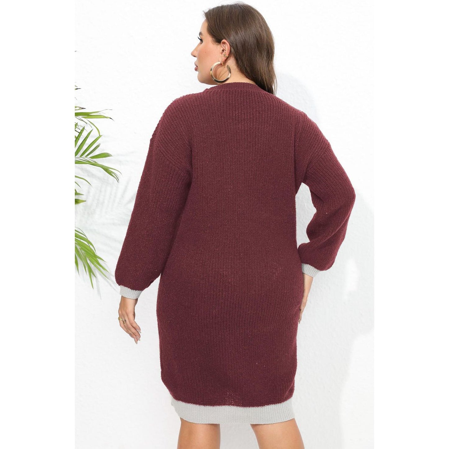 Long Sleeve Sweater Dress