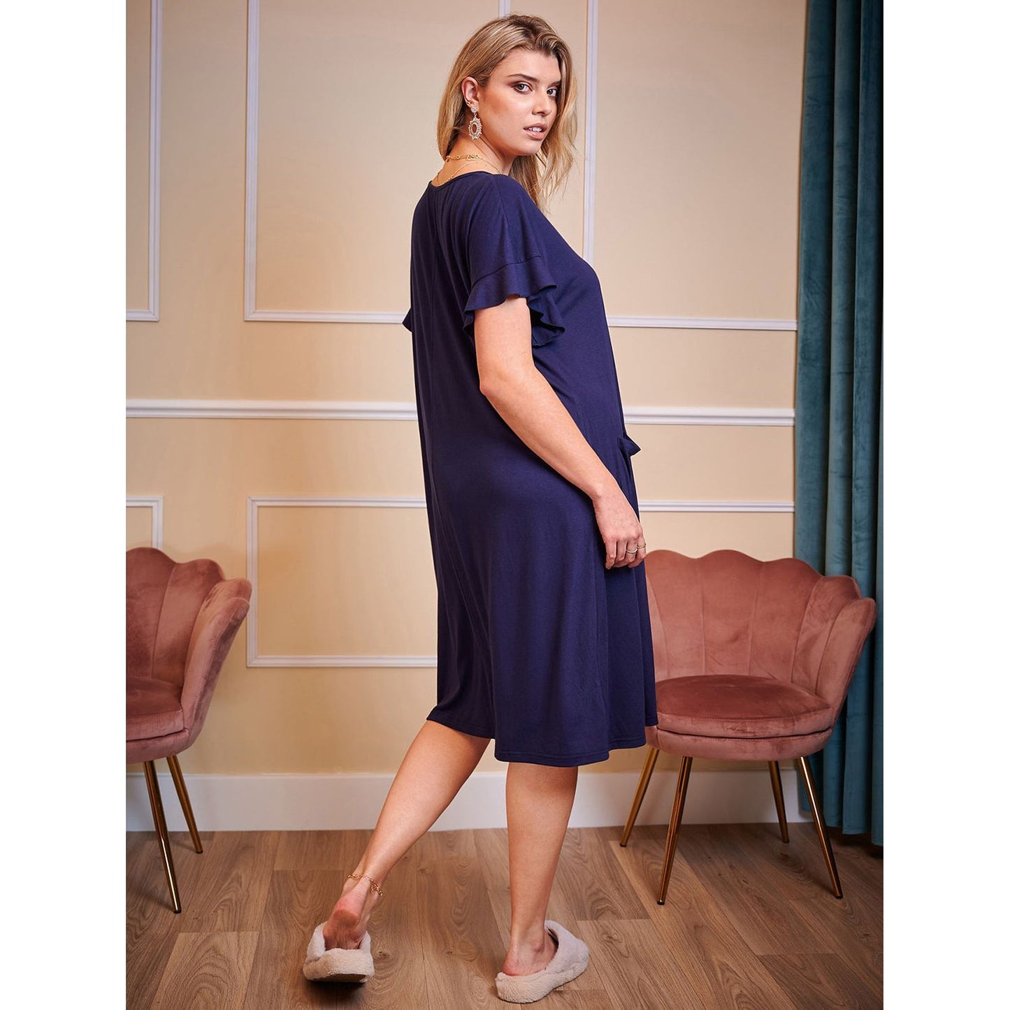 Round Neck Lounge Dress