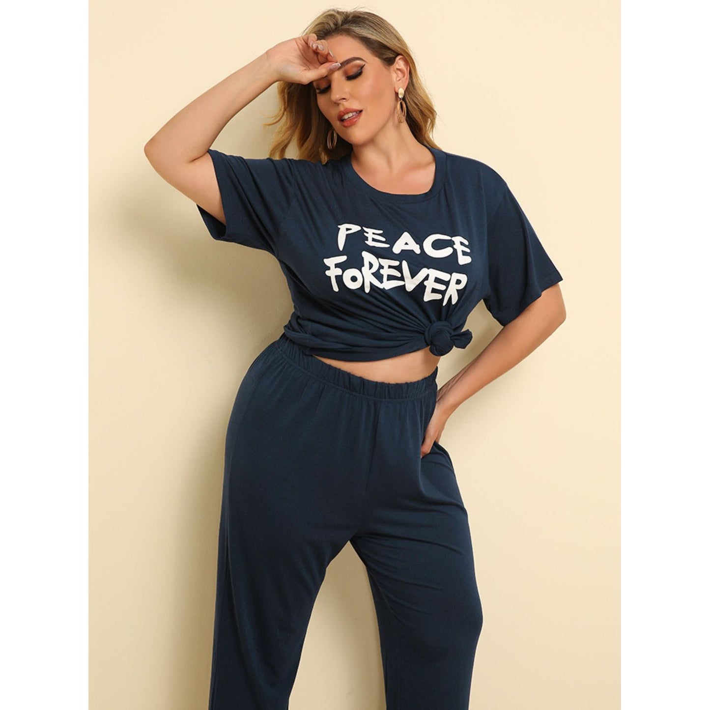 Peace Forever Top & Pants Set